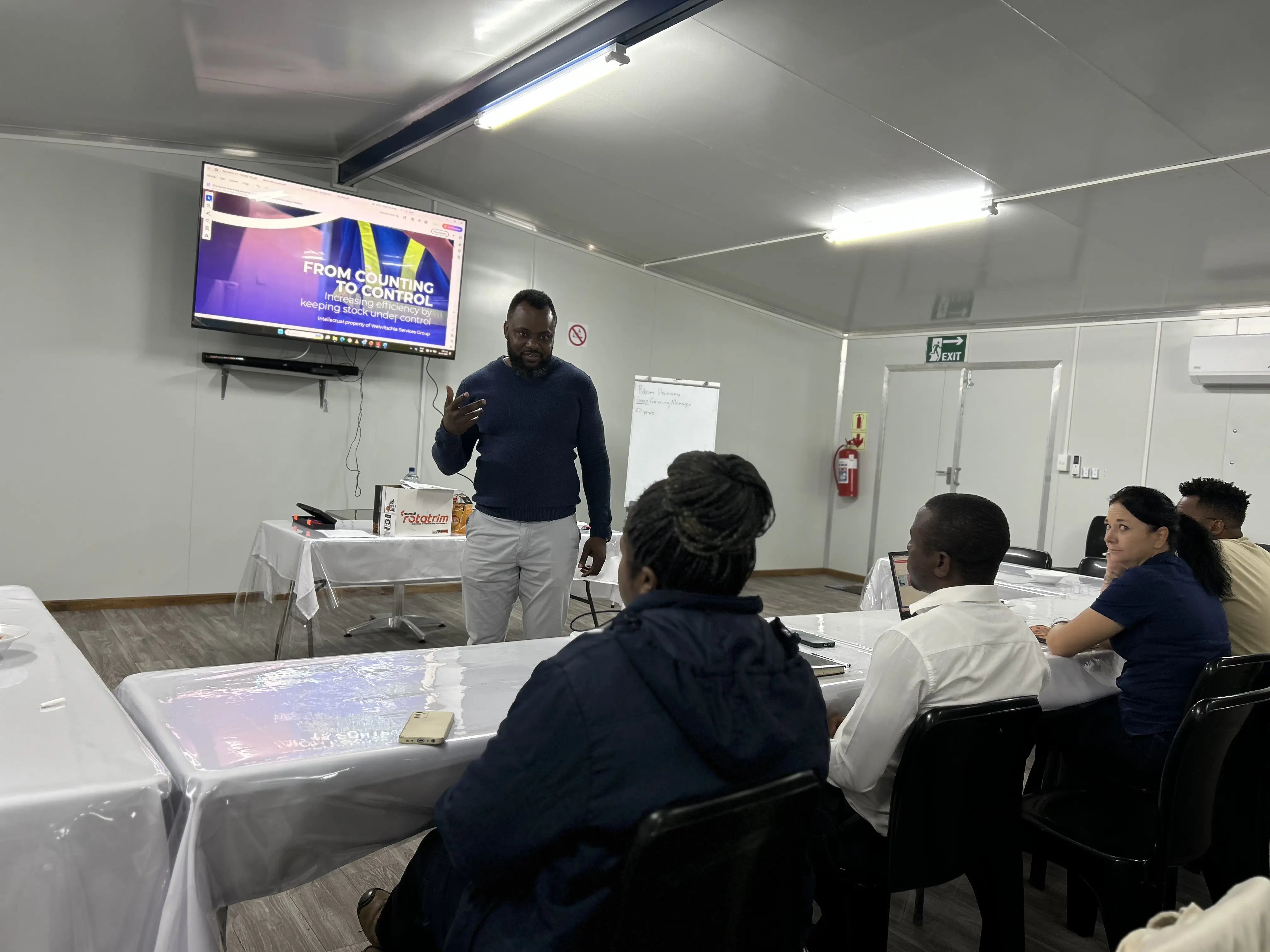 Training and workforce development session