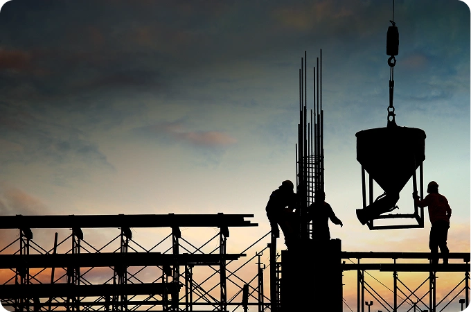 Industrial construction and maintenance work