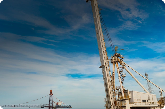 Offshore industrial support facility